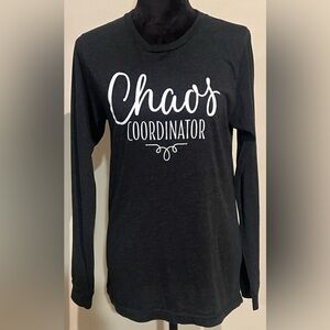 Chaos Coordinator Heather Charcoal Shirt Size M